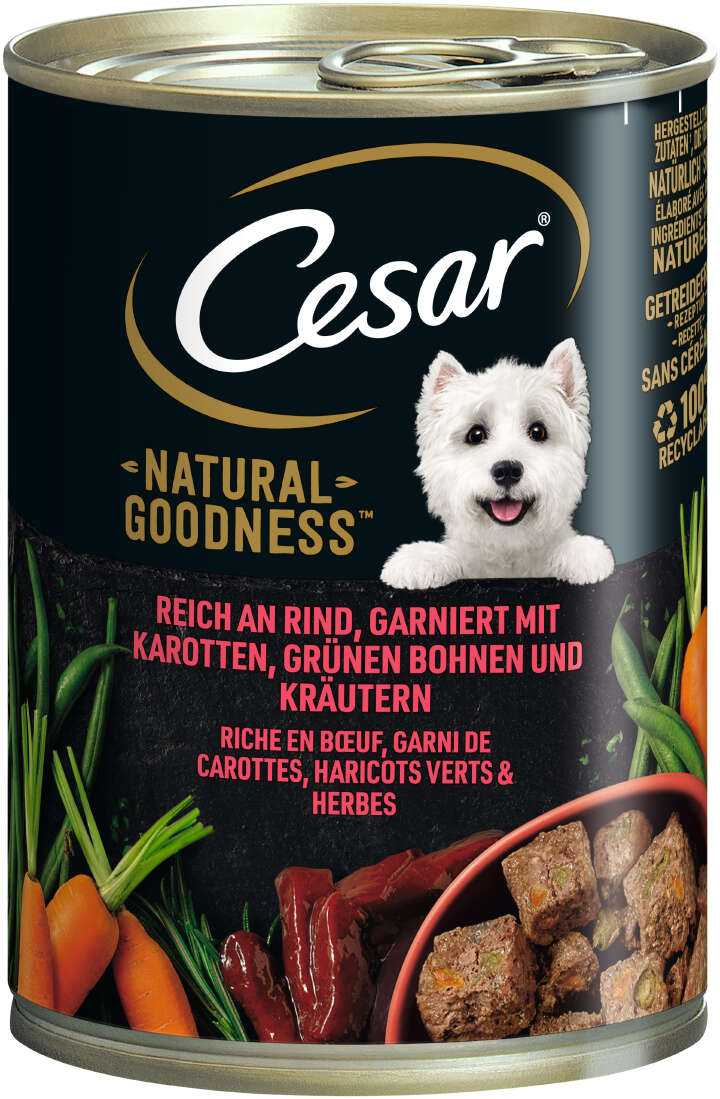 Cesar Hunde-Nassfutter  NATURAL GOODNESS™  mit Rind
